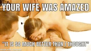 amazed wife
