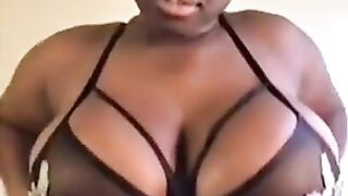 Giant Boobs: Giant black breasts