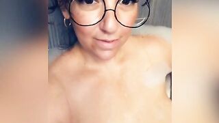huge titties in the tub