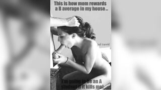 Incest: Award for nice grades from mommy