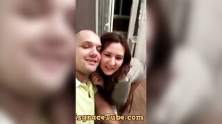 Brother sister chilling leads to rough facefuck