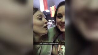 Sisters Kissing For the First Time and Don't Want Mom To Know