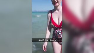 Incest Snaps: Beach with mommy