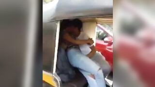 Sex in auto rickshaw - Indian Babes