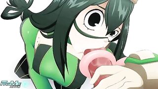 Tsuyu oral sex interpolated to 96fps