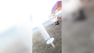 please translate the Russian. Very exposed sex on the beach. - Caught Them Having Sex