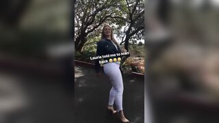 White Pants - Iskra Lawrence