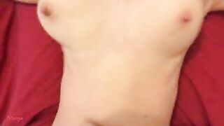 Hot amateur teen with big natural tits gets fucked hard