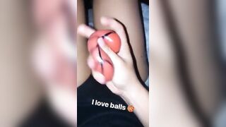 she likes balls