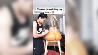 Booty painting - Jem Wolfie