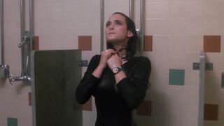 winona Ryder's large boobs getting soaked in her sweater. This babe was and is still so sexy