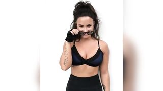 Celebrities: Demi Lovato being playful ??