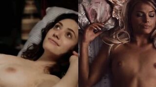 Emmy Rossum And Margot Robbie Two of my Favorite Itty Bittys to look at - Celebs