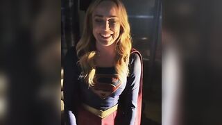 Caity Lotz as Supergirl - Celebs