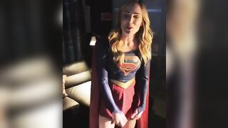 Celebrities: Caity Lotz as Supergirl