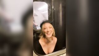 Soon after, Kaley Cuoco discovered the train was going to be run on her - Celebs