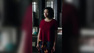Celebrities: Jodelle Ferland tries to disguise her rack with a baggy shirt. You resolve her success.