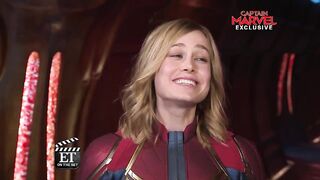 Celebrities: Captain Marvel is going to please so many fans with that large throat of hers.