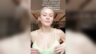 Zara Larsson showing off her tits - Celebs
