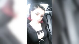 Celebrities: Charli XCX showing off the breasts
