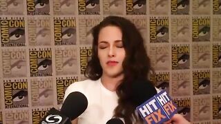 The mics reminded Kristen Stewart of all the times she's been gangbanged - Celebs