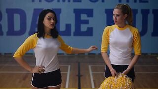 camila Mendes and Lili Reinhart making out