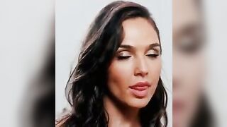 Gal Gadot licking her lips in anticipation - Celebs
