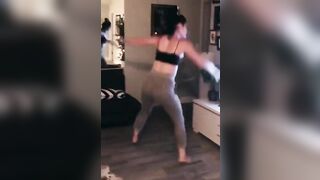 Celebrities: Paige twerking - WWE Large bitch.