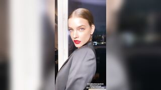 Celebrities: I desire Barbara Palvin to be my lawyer but instead of defending me she just sucks my cock