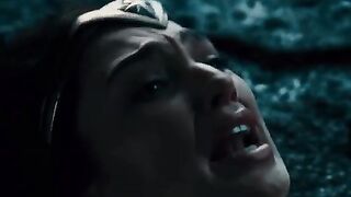 Celebrities: Wonder Woman reaction when she experiences coarse anal for the 1st time