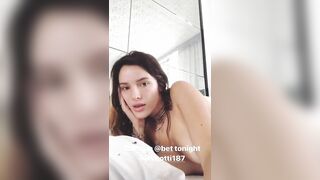 bella Thorne bare on her couch begging for anybody to screw her brains out