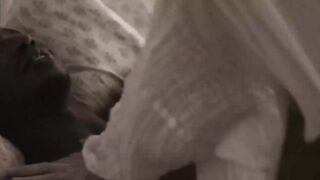 Celebrities: Elizabeth Olsen happily riding a ebony cock