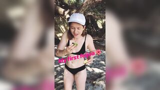 Celebrities: Bonnie Wright looks so willing for 2 cocks...