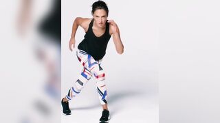Celebrities: Girl Gadot  exercise gear = thank you, Reebok