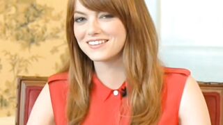 Celebrities: Emma Stone signalling you to give her some cock