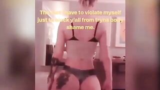 Celebrities: Iggy Azalea proving her ass is real on Instagram