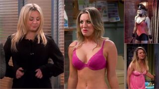 kaley Cuoco is open for use. Go coarse or gentle?