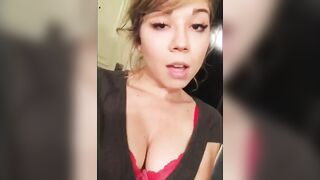 Celebrities: Imagine pumping Jennette McCurdy's consummate breasts and shooting ropes of cum all over that face