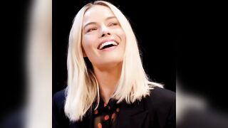 Celebrities: Turning up the force on Margot Robbie's vibrating pants during the time that she's giving an interview...