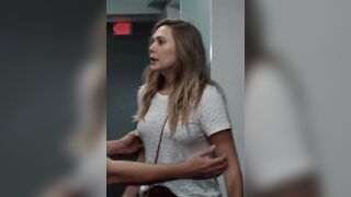 That shirt can't hide Elizabeth Olsen's fine tits - Celebs
