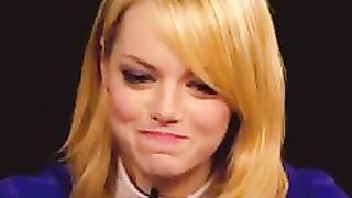 Celebrities: Sloppy oral sex or brutal facefuck for Emma Stone?