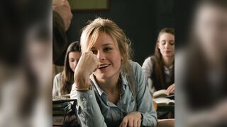 Your problem student, Brie Larson desperate for an A. And willing to do anything to prove it - Celebs
