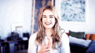 Celebrities: Lily James would be such a great fuck buddy. Cute, nice-looking, great smile and constricted little body.