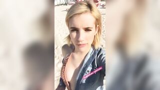 Emma Roberts is craving a MFM threesome tonight... - Celebs