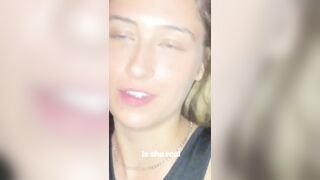 Celebrities: Elsie Hewitt Drunk, Pulling Out Her Titty In Public
