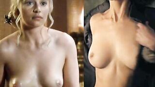 Nathalie Emmanuel and Emilia Clarke have amazing tits - Celebs