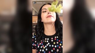 Celebrities: I'd love for Camila Mendes to caress my balls like this