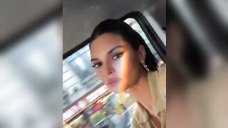 Celebrities: Kendall Jenner's bitchy face merits a huge ejaculation