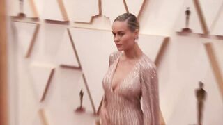Brie Larson not wearing a bra at the 92nd Academy Awards - Celebs