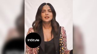 messing with Priyanka Chopra by turning on her vibrating pants until orgasm as this babe films an ad